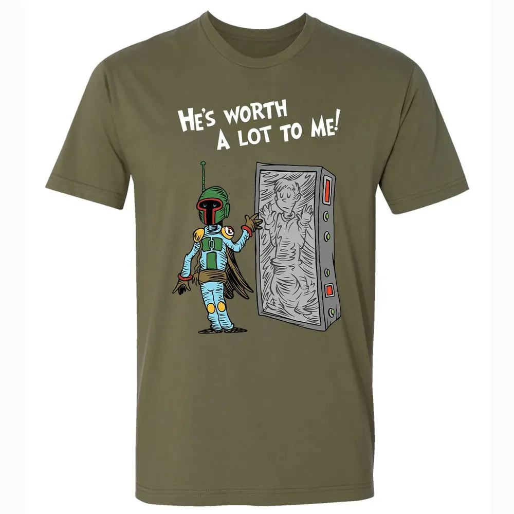 He's Worth A Lot To Me Premium Unisex T-shirt - 5