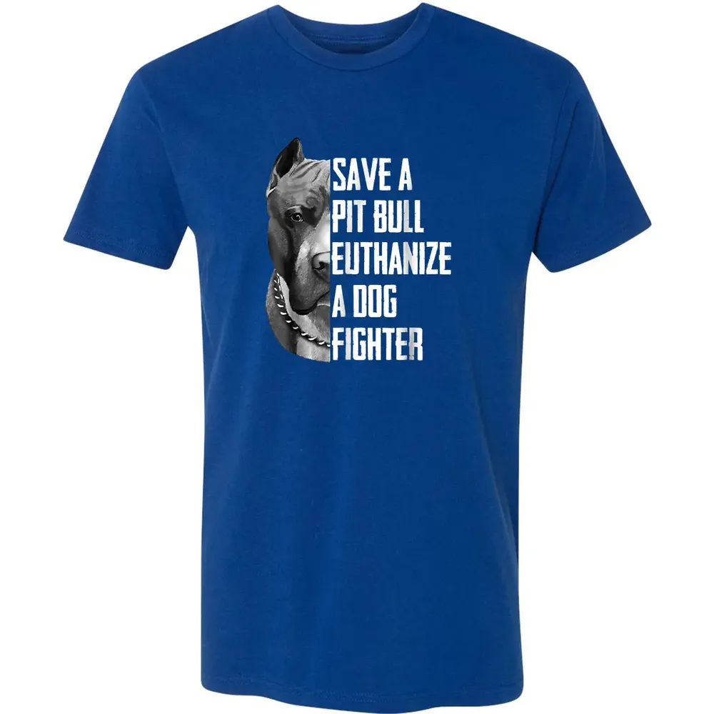 Save A Pitbull Euthanize A Dog Fighter  for Women Men Premium Unisex T-shirt - 10