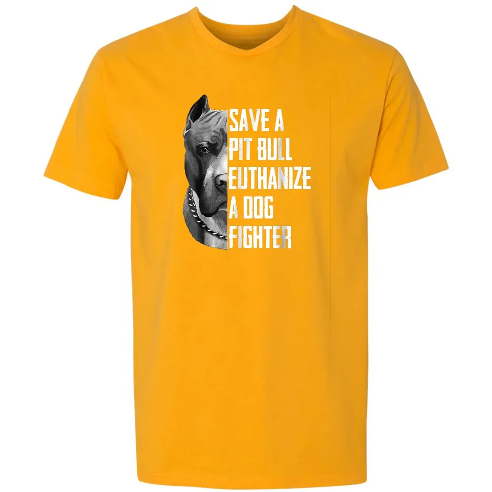 Save A Pitbull Euthanize A Dog Fighter  for Women Men Premium Unisex T-shirt - 11