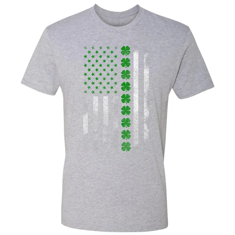 St. Patricks Day IRISH AMERICAN FLAG T- Premium Unisex T-shirt - 9