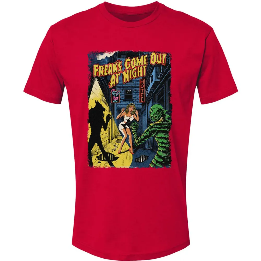 Freaks Come Out At Night Premium Unisex T-shirt - 6