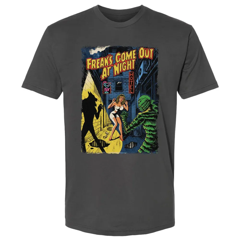 Freaks Come Out At Night Premium Unisex T-shirt - 8