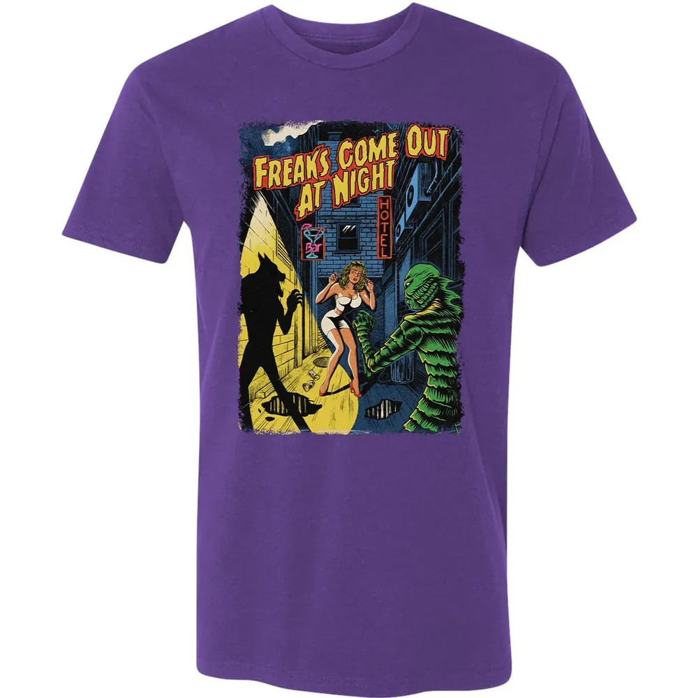 Freaks Come Out At Night Premium Unisex T-shirt - 7