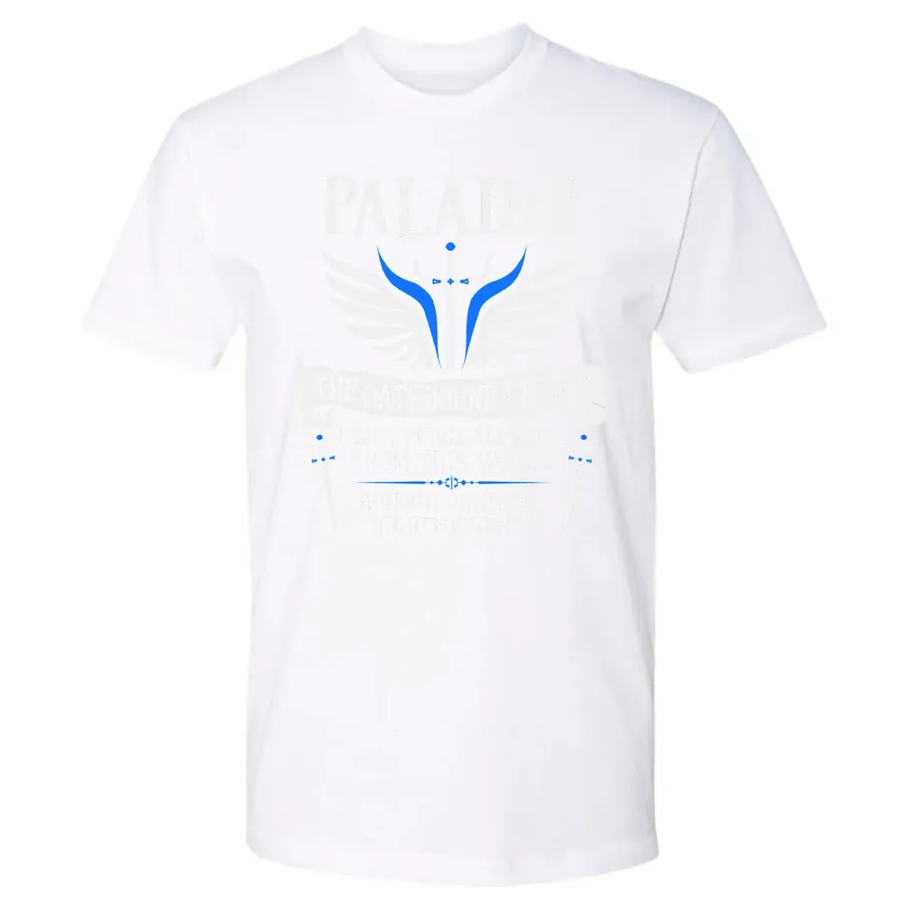 PALADIN, THE OATHBOUND KNIGHT (White) Premium Unisex T-shirt - 4