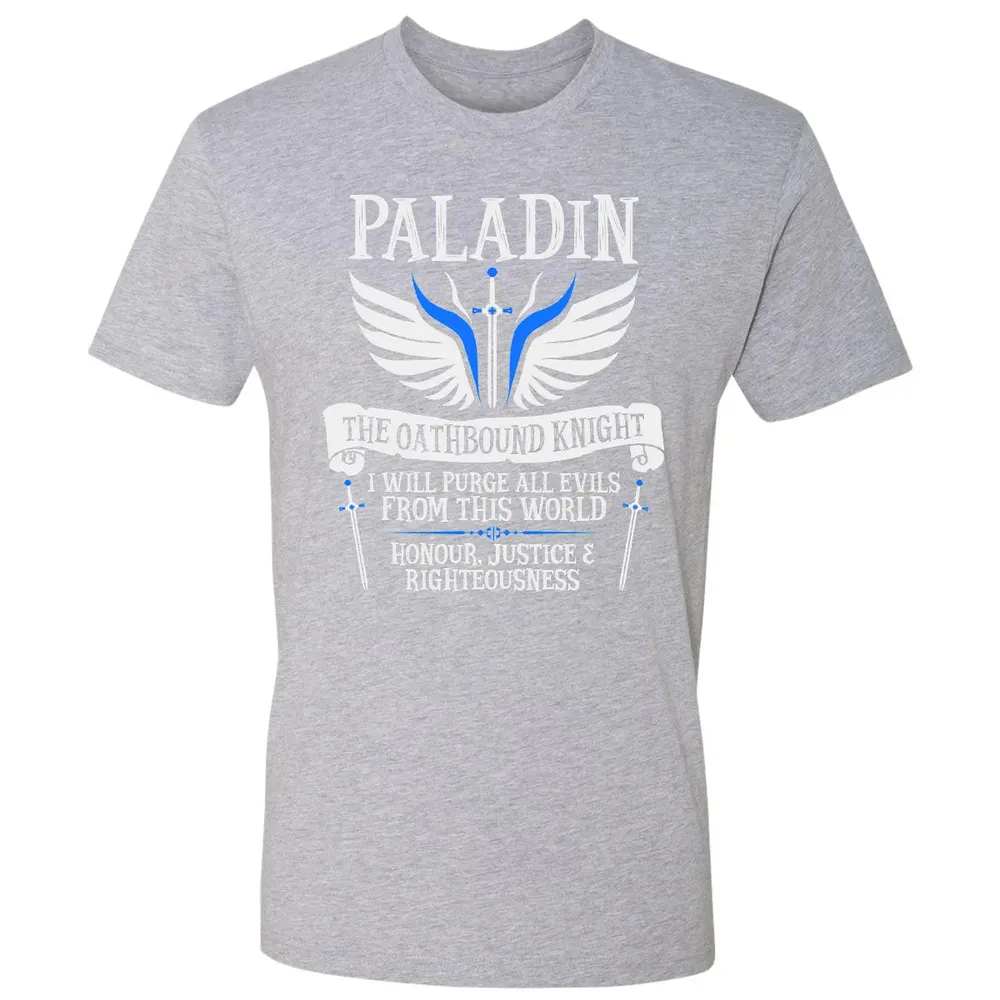 PALADIN, THE OATHBOUND KNIGHT (White) Premium Unisex T-shirt - 9