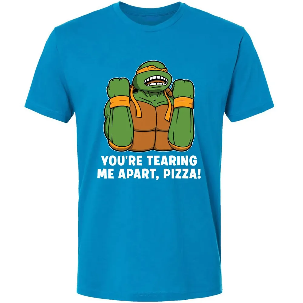 Tearing Me Apart Pizza Premium Unisex T-shirt - 15