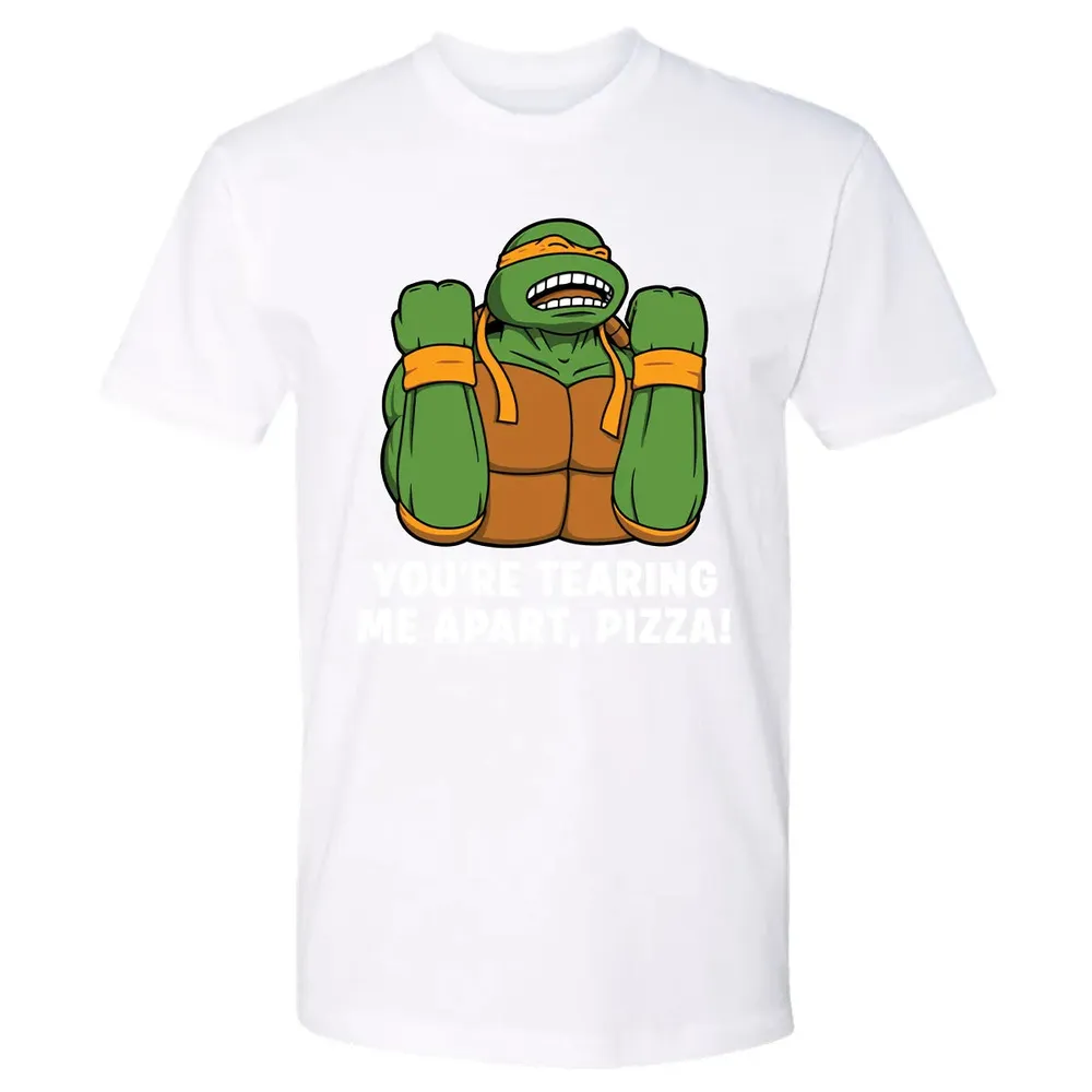 Tearing Me Apart Pizza Premium Unisex T-shirt - 4
