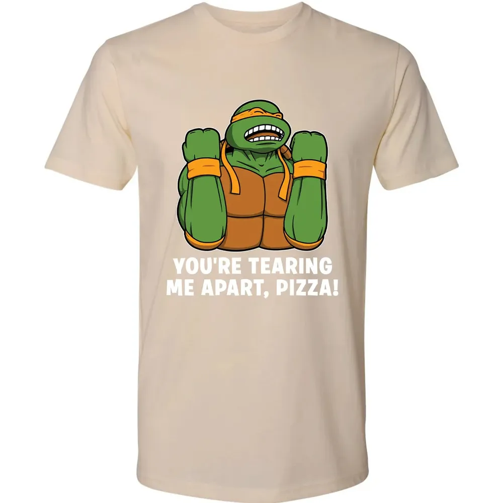 Tearing Me Apart Pizza Premium Unisex T-shirt - 13