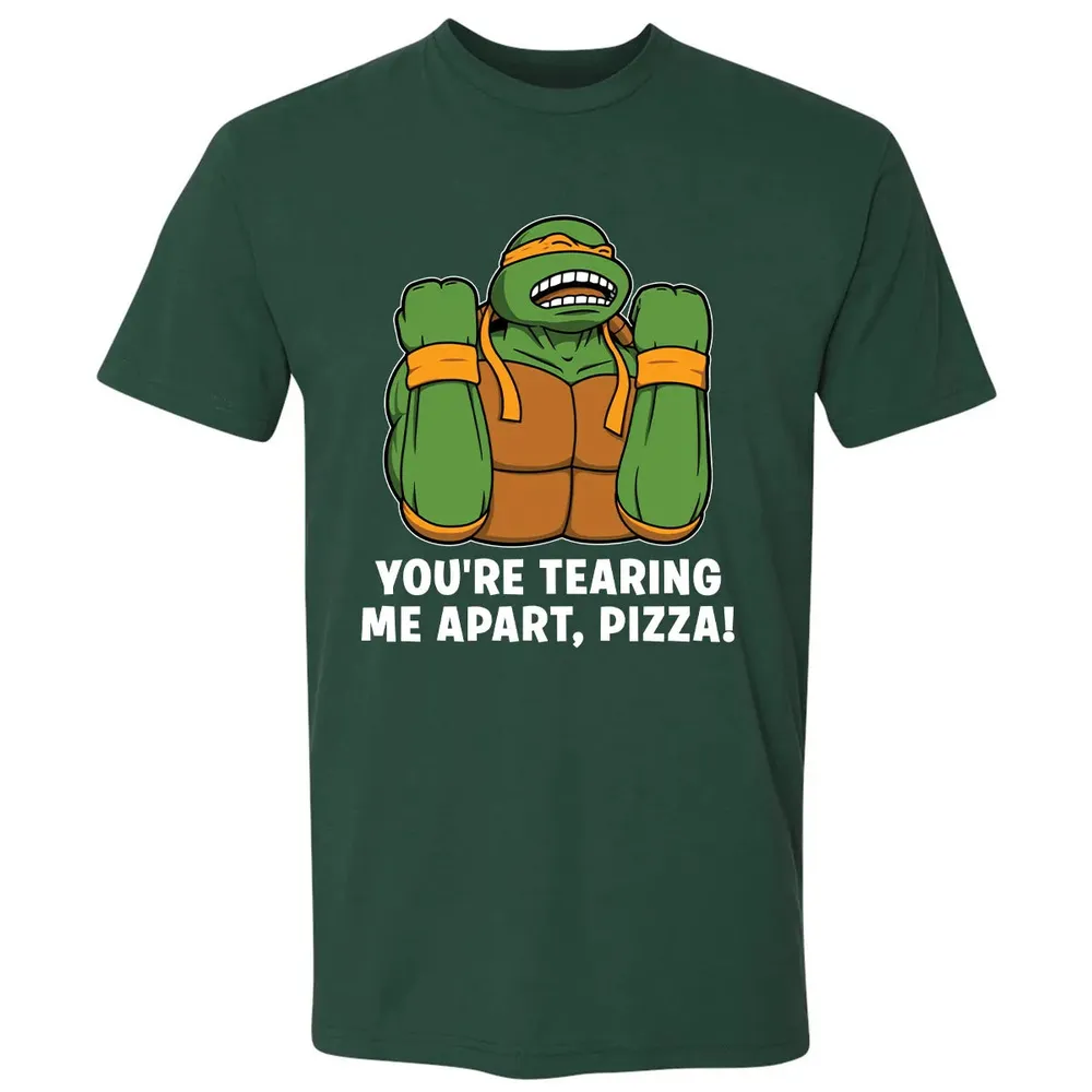 Tearing Me Apart Pizza Premium Unisex T-shirt - 12
