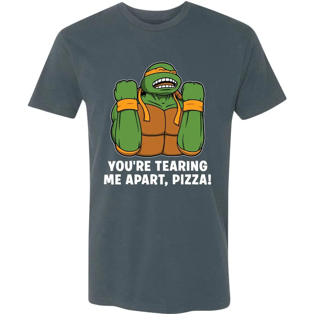 Tearing Me Apart Pizza Premium Unisex T-shirt - 14