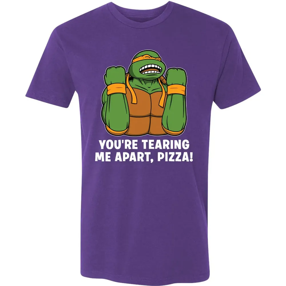 Tearing Me Apart Pizza Premium Unisex T-shirt - 7
