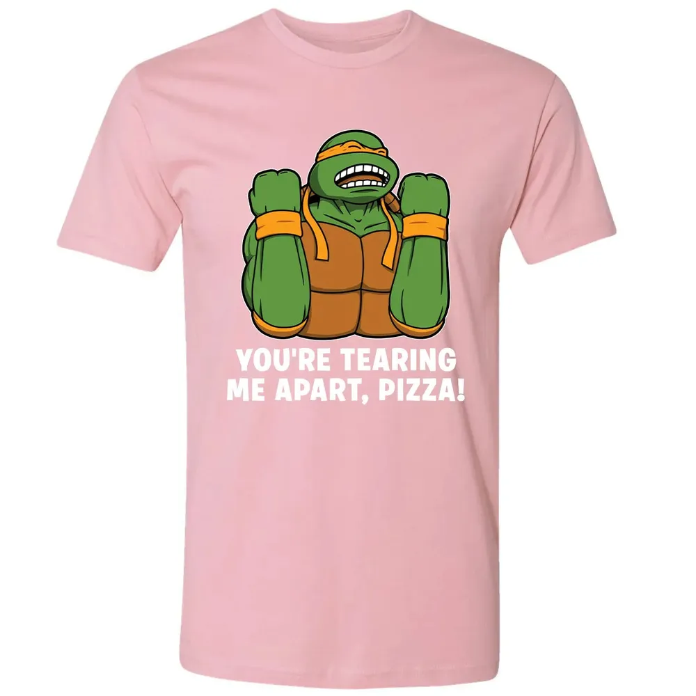 Tearing Me Apart Pizza Premium Unisex T-shirt - 3