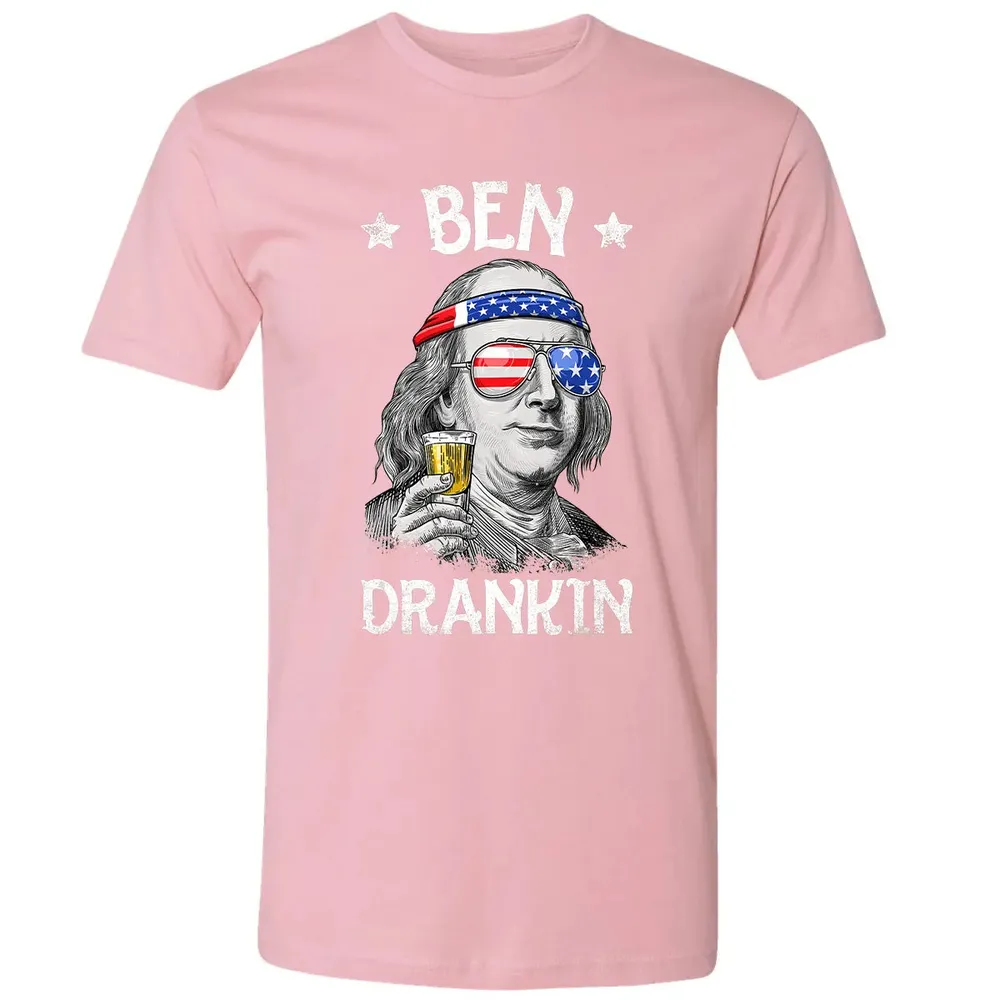 4th of July s for Men Ben Drankin Benjamin Franklin Premium Unisex T-shirt - 3