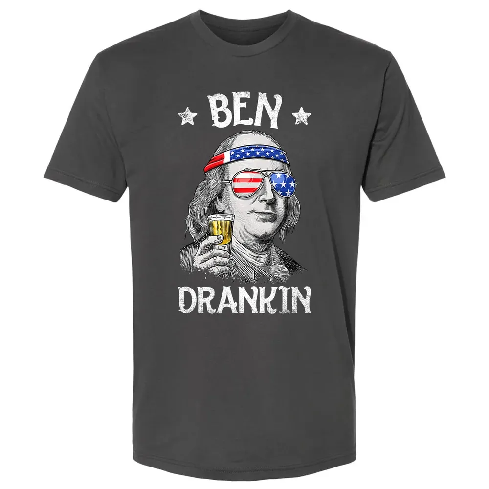 4th of July s for Men Ben Drankin Benjamin Franklin Premium Unisex T-shirt - 8