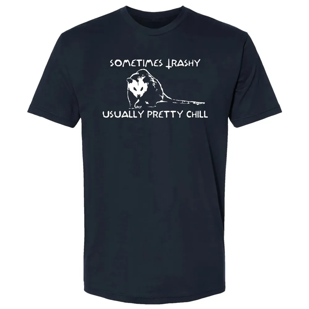 Sometimes Trashy Usually Pretty Chill Premium Unisex T-shirt - 2