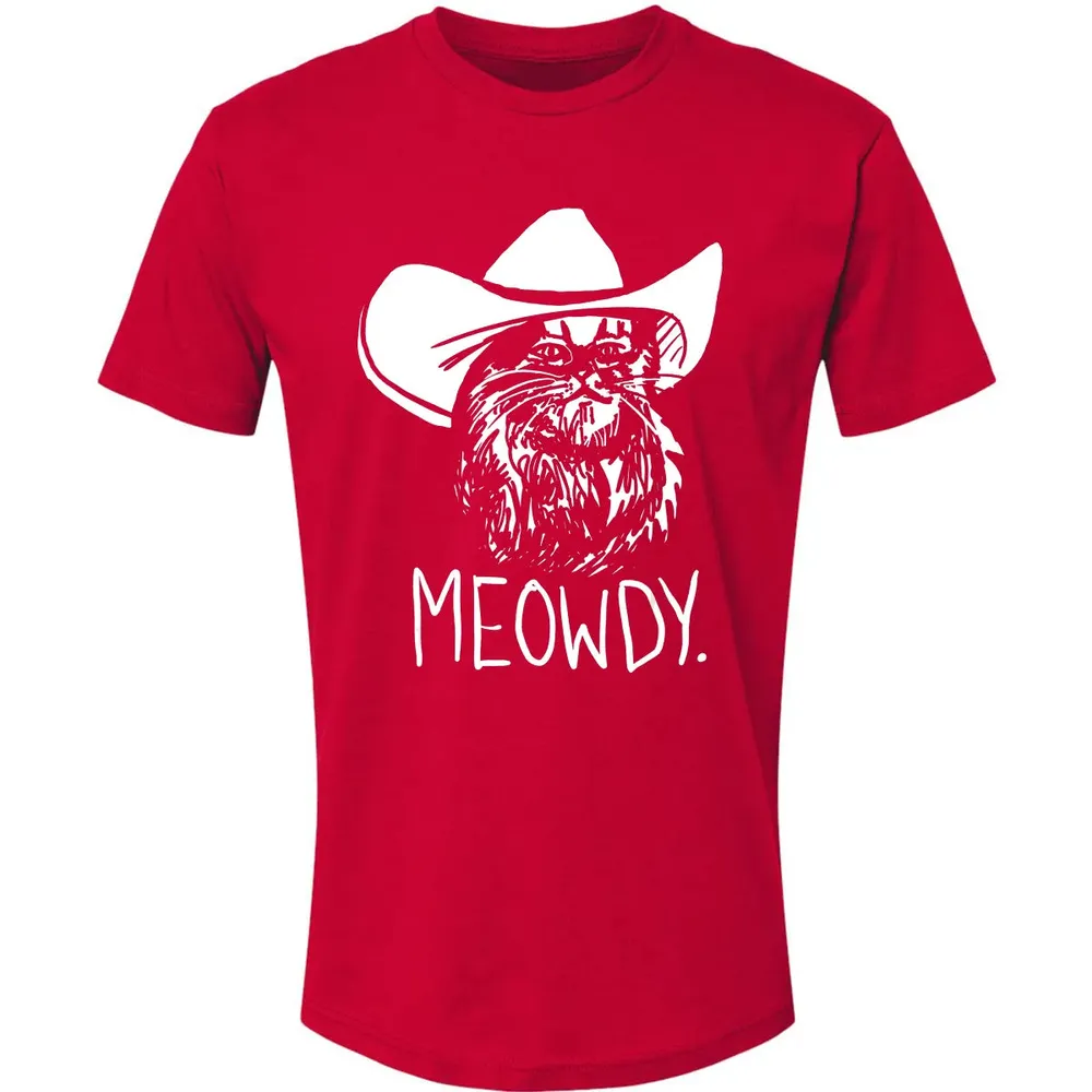 Meowdy Texas Cat Meme Premium Unisex T-shirt - 6