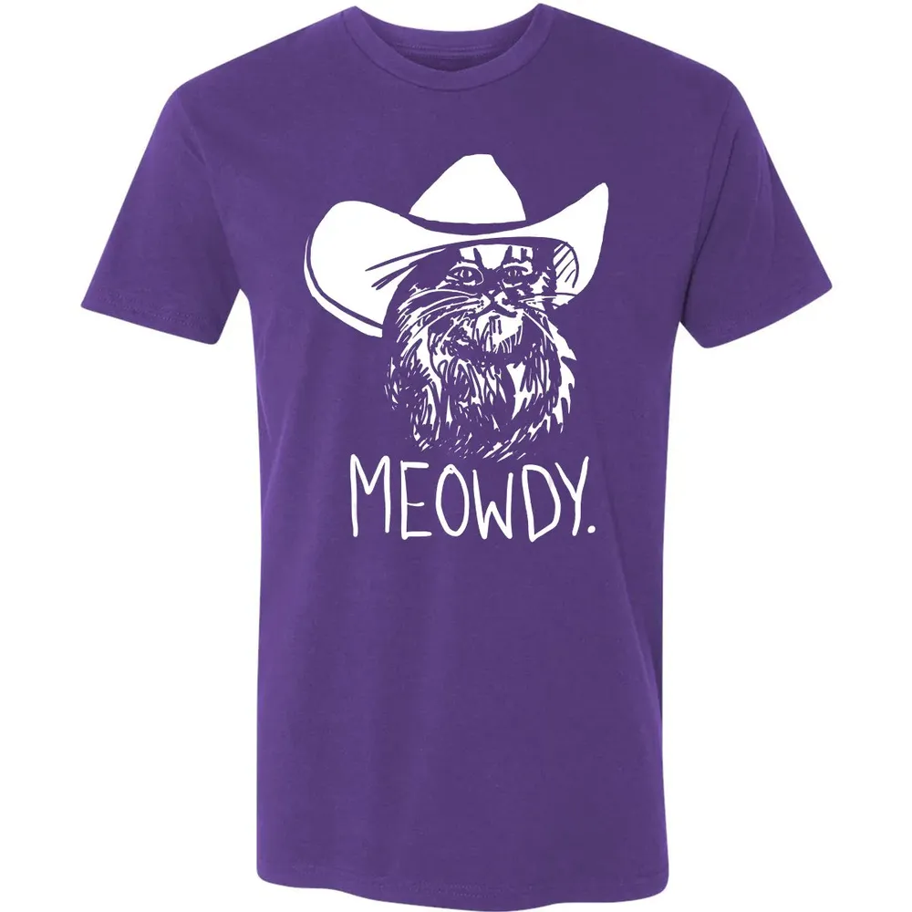Meowdy Texas Cat Meme Premium Unisex T-shirt - 7
