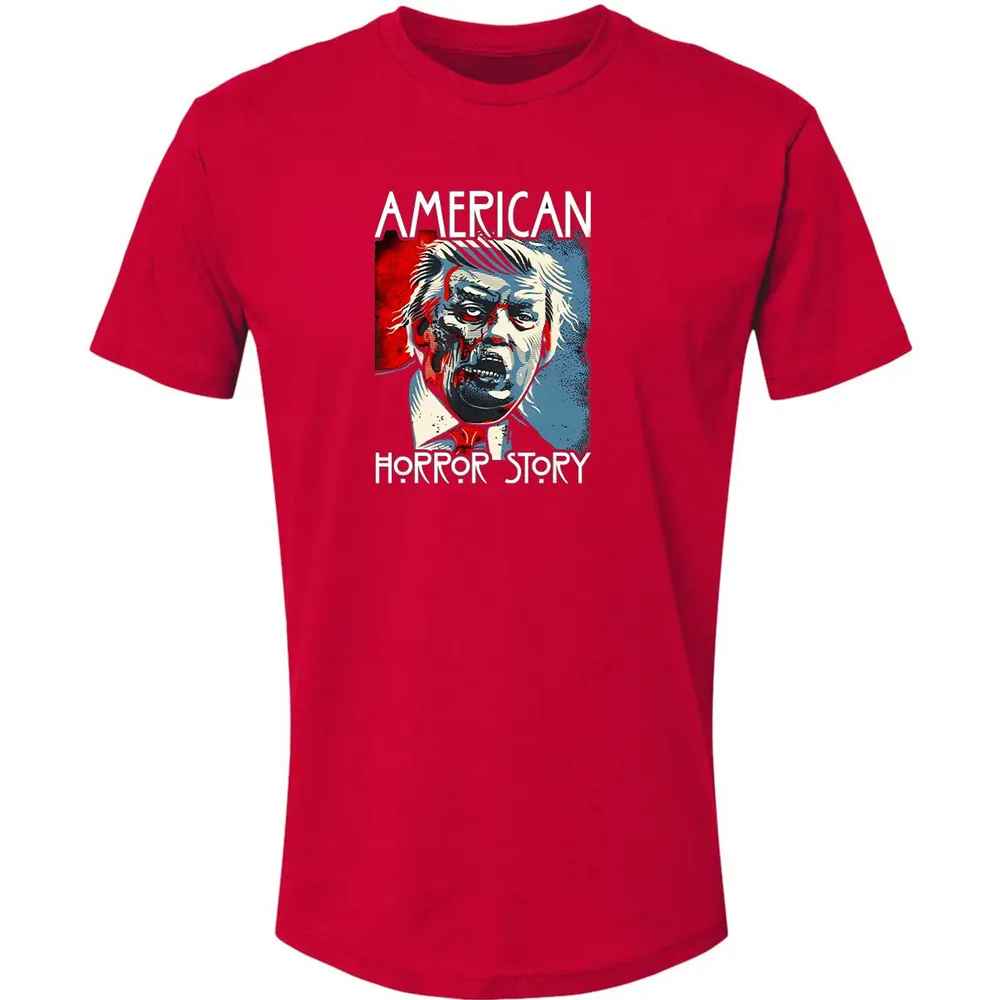 Funny Halloween Anti Trump Horror Story Americas Hated Dude Premium Unisex T-shirt - 6