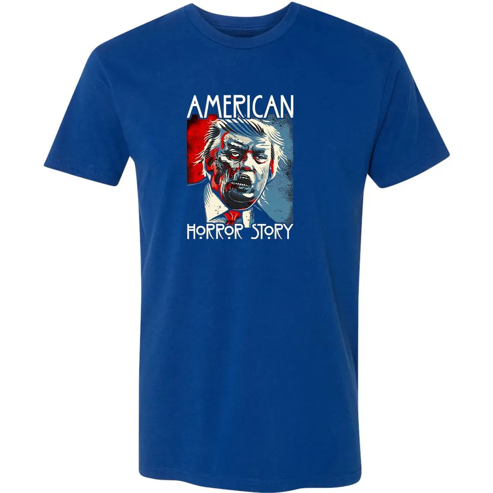 Funny Halloween Anti Trump Horror Story Americas Hated Dude Premium Unisex T-shirt - 10