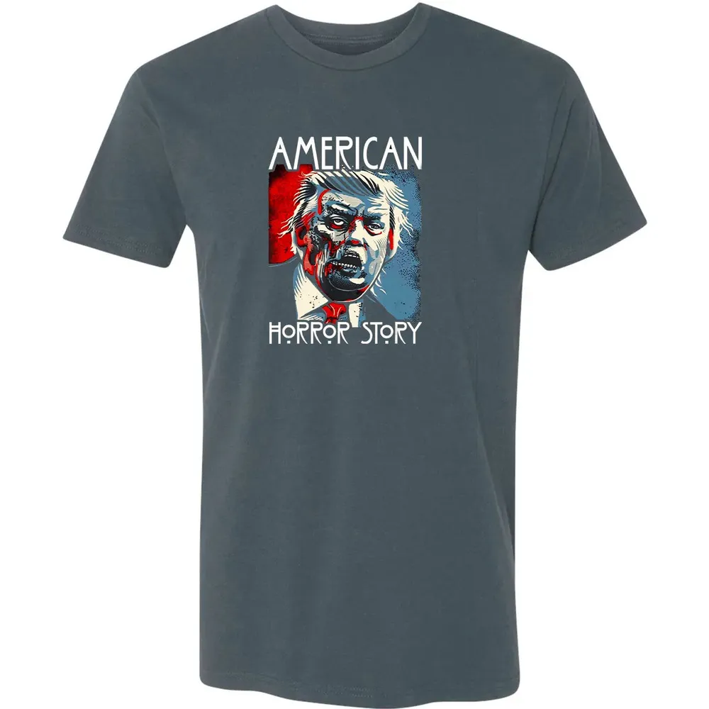 Funny Halloween Anti Trump Horror Story Americas Hated Dude Premium Unisex T-shirt - 14