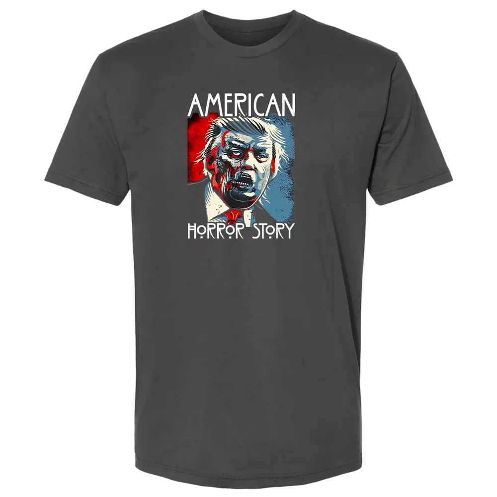 Funny Halloween Anti Trump Horror Story Americas Hated Dude Premium Unisex T-shirt - 8