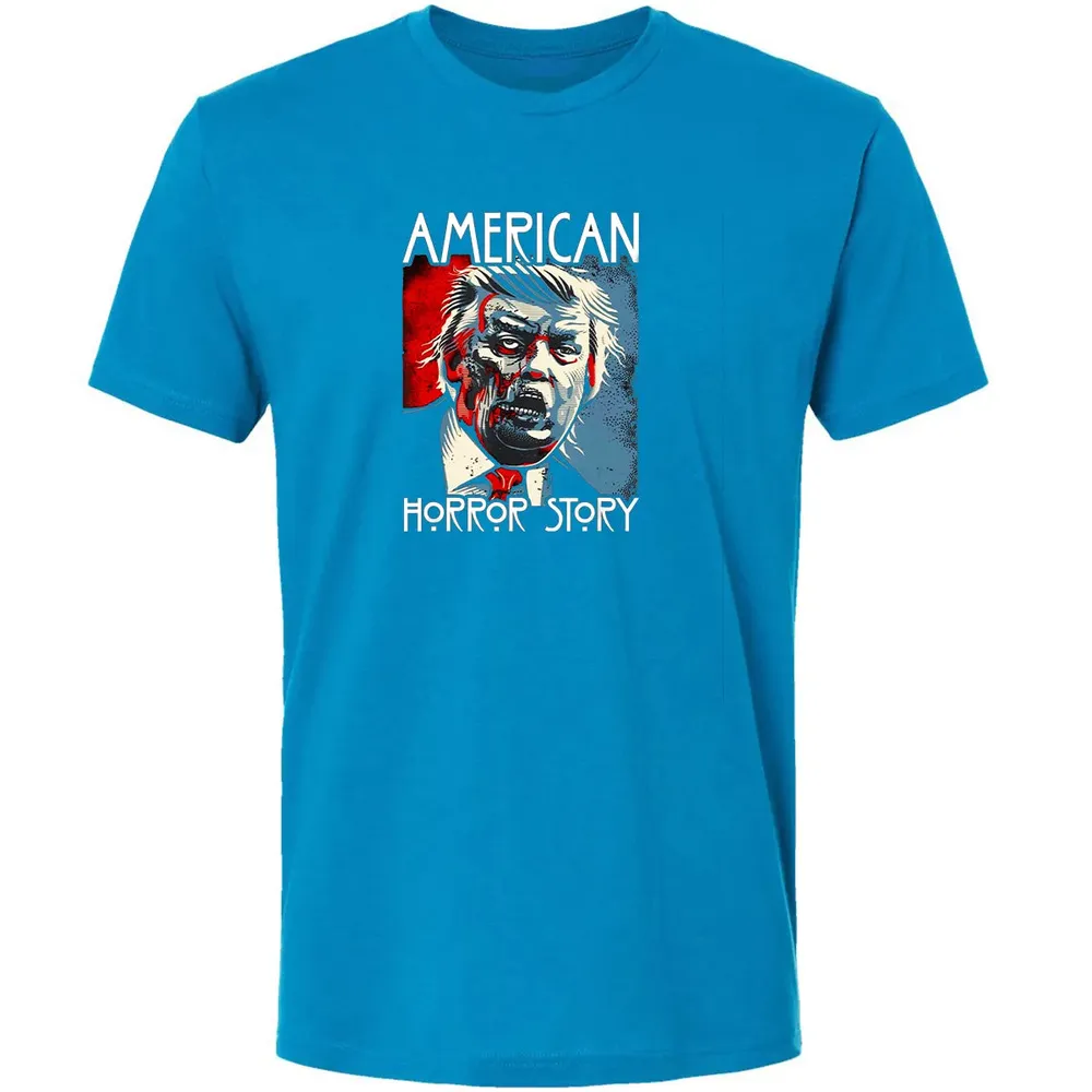 Funny Halloween Anti Trump Horror Story Americas Hated Dude Premium Unisex T-shirt - 15