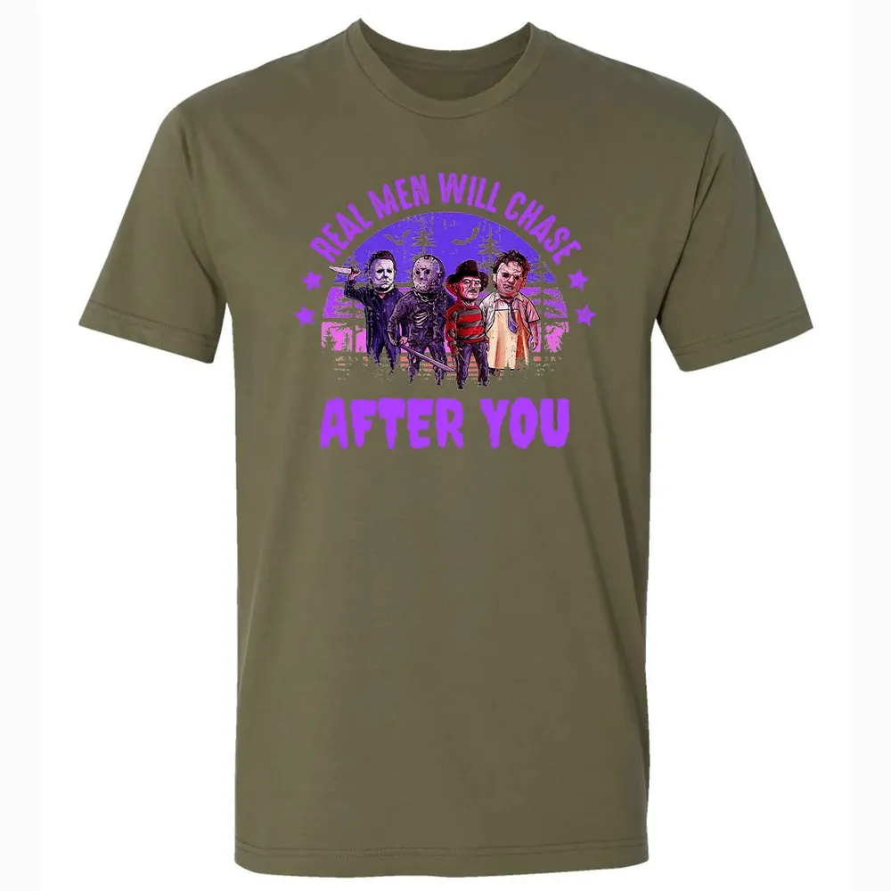 Real Men Will Chase After You Premium Unisex T-shirt - 5