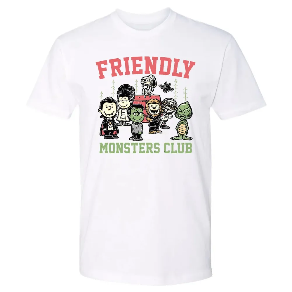 Friendly Monsters Club Premium Unisex T-shirt - 4