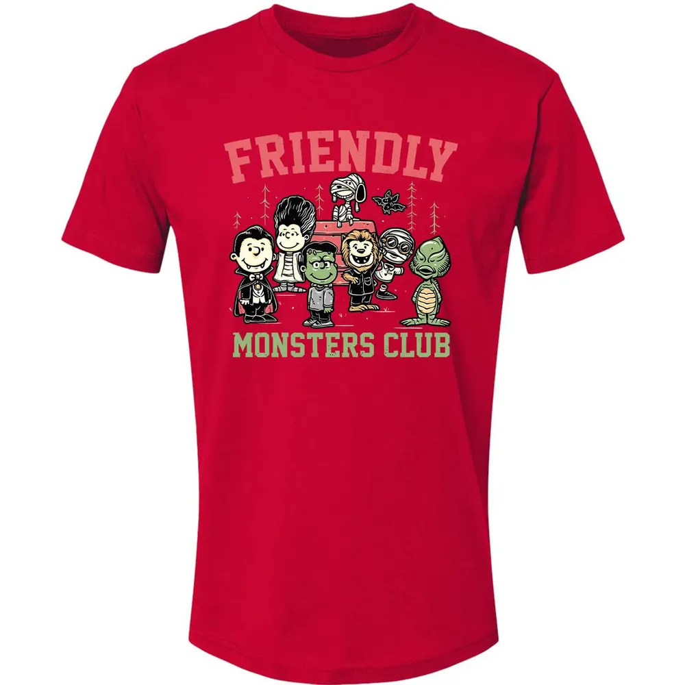 Friendly Monsters Club Premium Unisex T-shirt - 6