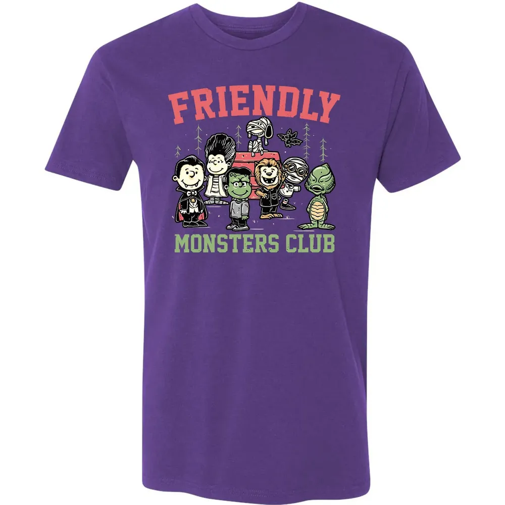 Friendly Monsters Club Premium Unisex T-shirt - 7