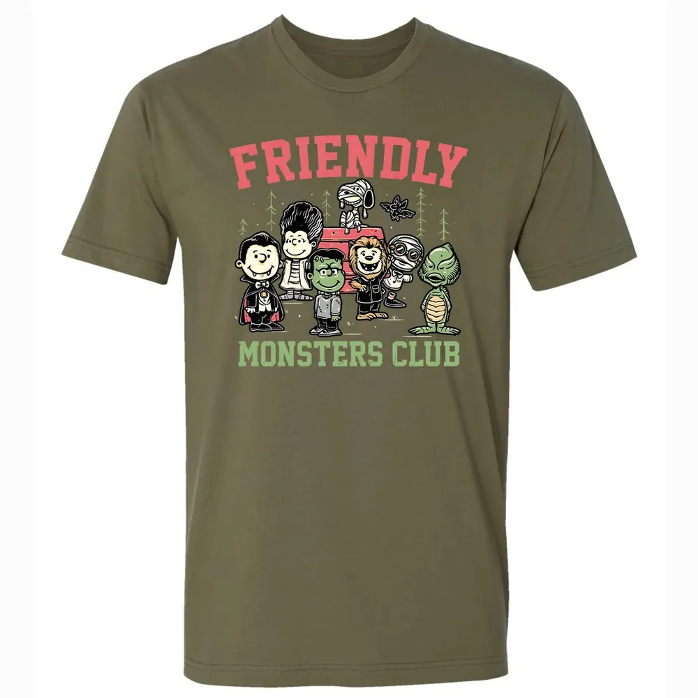 Friendly Monsters Club Premium Unisex T-shirt - 5