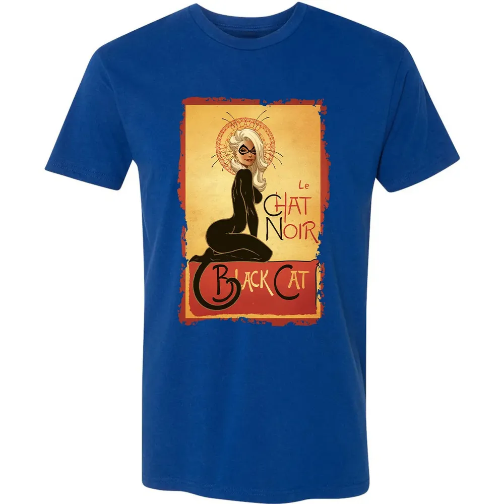 Le Chat Noir Black Cat Premium Unisex T-shirt - 10