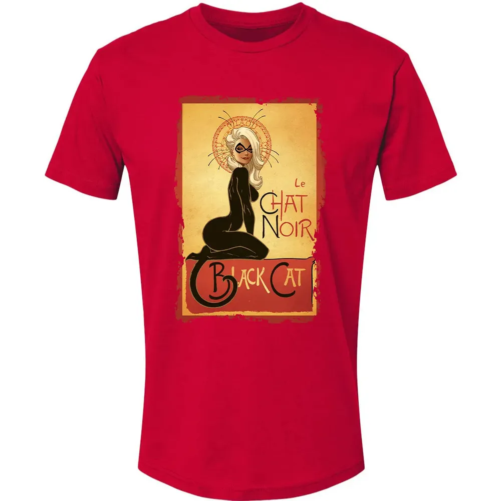 Le Chat Noir Black Cat Premium Unisex T-shirt - 6