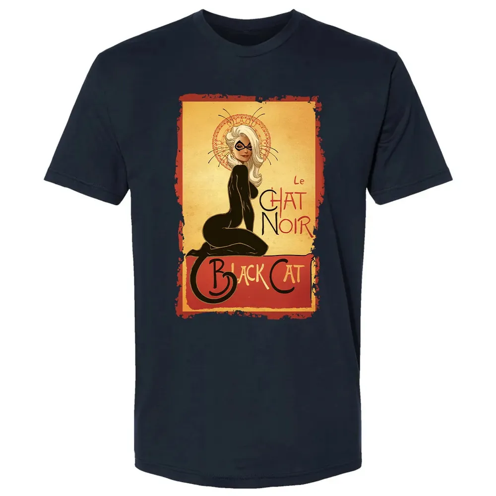 Le Chat Noir Black Cat Premium Unisex T-shirt - 2
