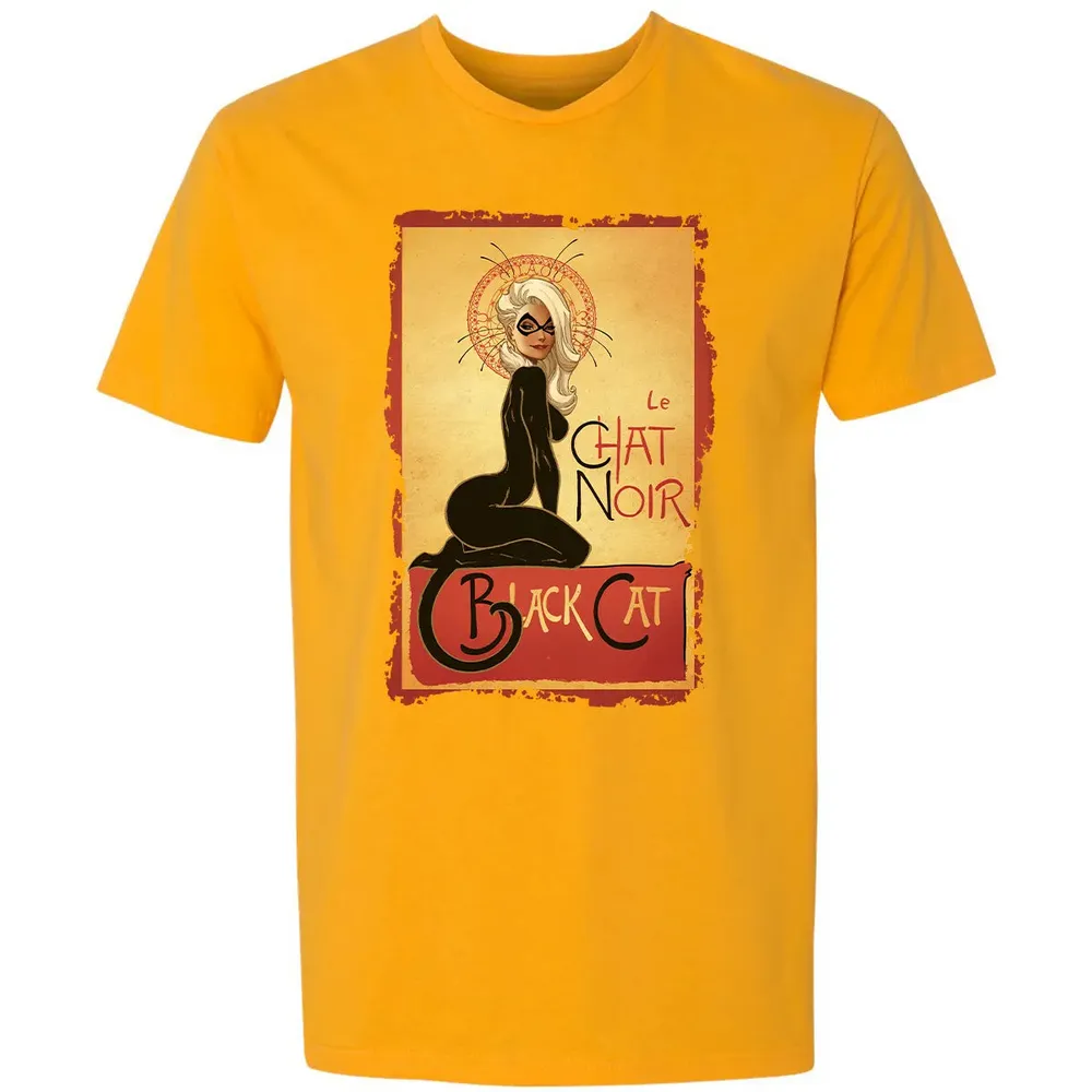 Le Chat Noir Black Cat Premium Unisex T-shirt - 11