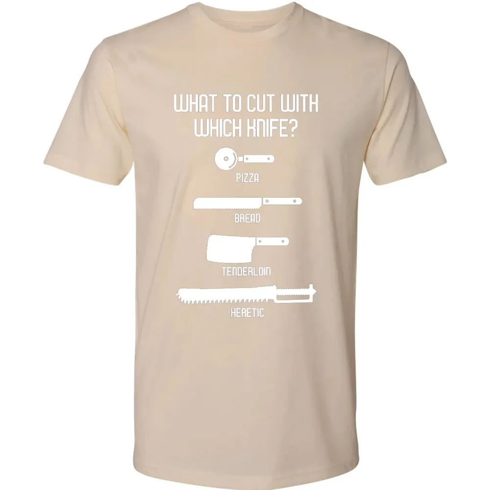 Cut With Which Knife Premium Unisex T-shirt - 13
