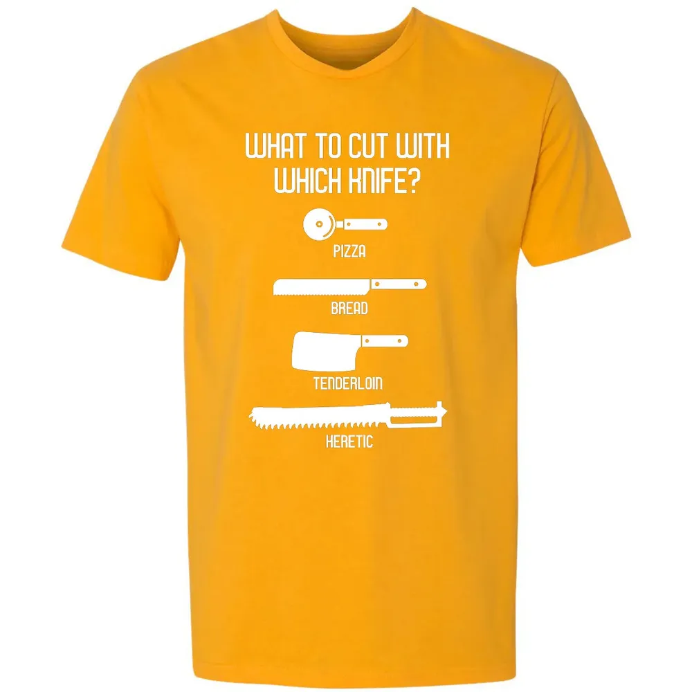 Cut With Which Knife Premium Unisex T-shirt - 11