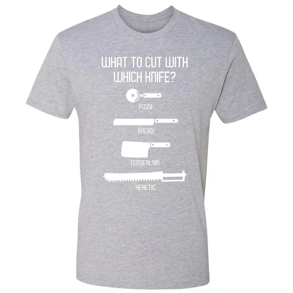 Cut With Which Knife Premium Unisex T-shirt - 9