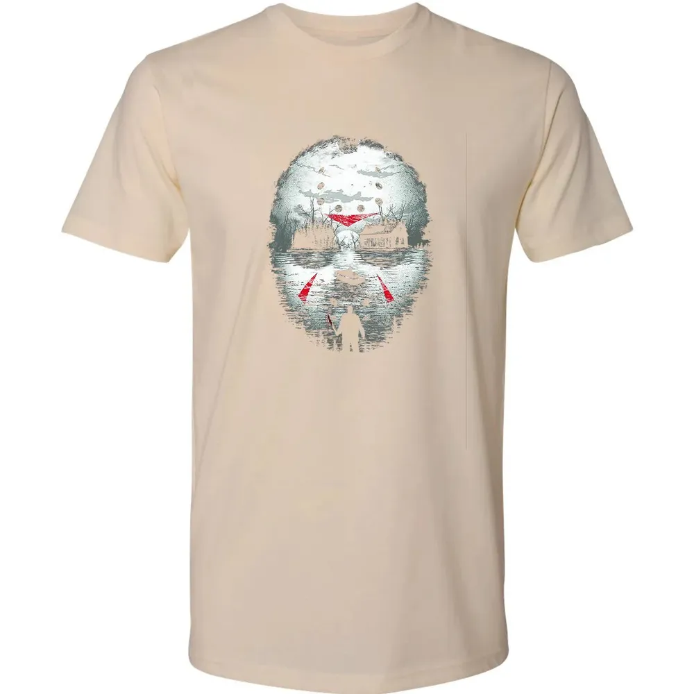 Jason Halloween Mask Horror  Graphic 13th Friday Funny Gift Premium Unisex T-shirt - 13