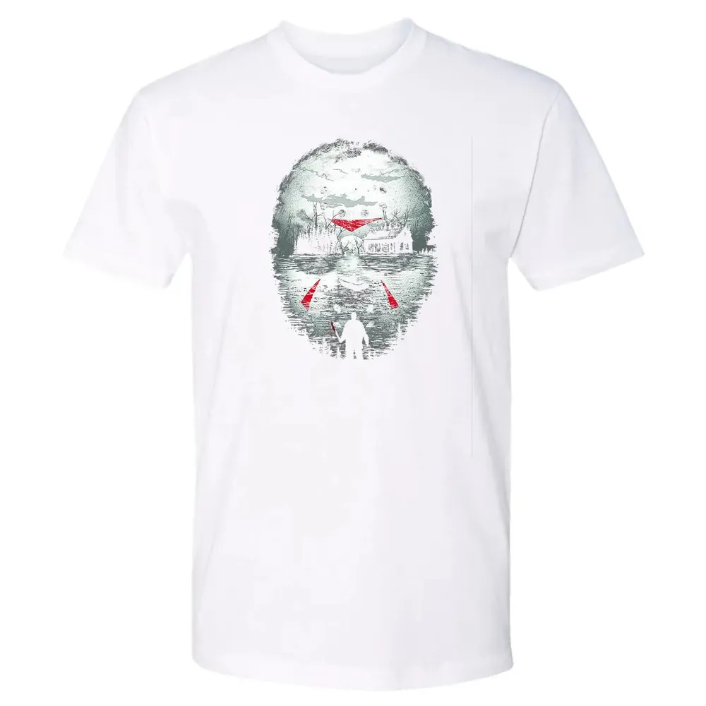Jason Halloween Mask Horror  Graphic 13th Friday Funny Gift Premium Unisex T-shirt - 4