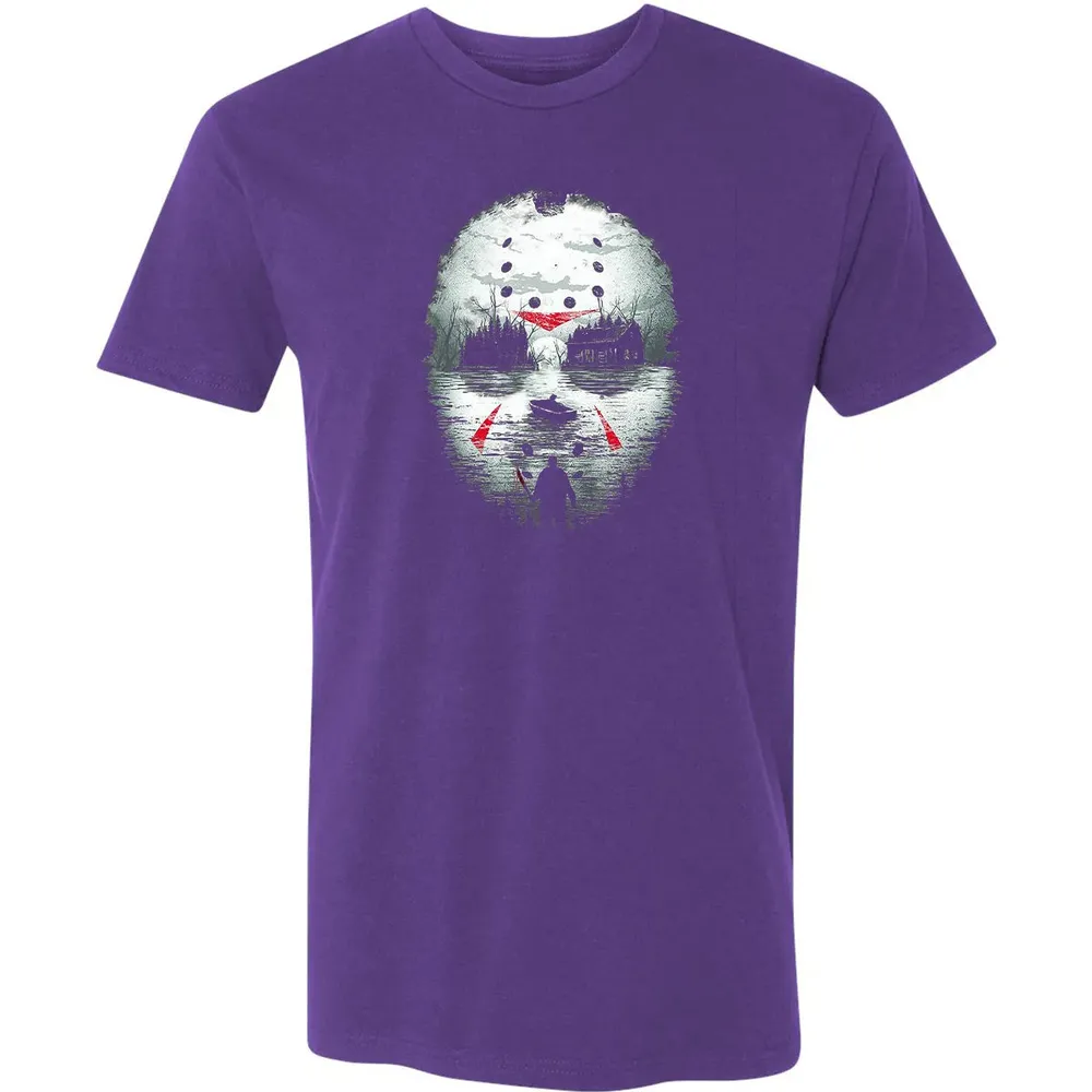 Jason Halloween Mask Horror  Graphic 13th Friday Funny Gift Premium Unisex T-shirt - 7