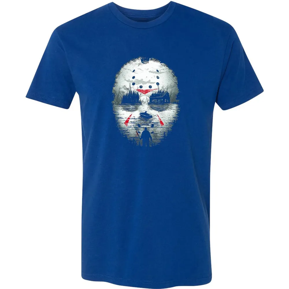 Jason Halloween Mask Horror  Graphic 13th Friday Funny Gift Premium Unisex T-shirt - 10