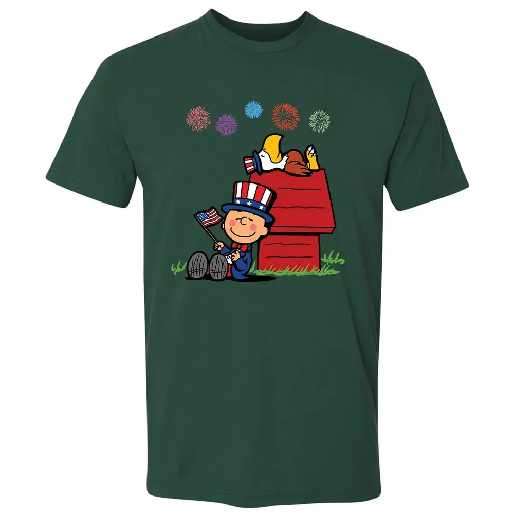 Sleeping Murica Premium Unisex T-shirt - 12