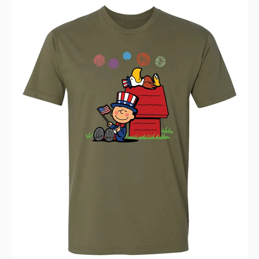 Sleeping Murica Premium Unisex T-shirt - 5