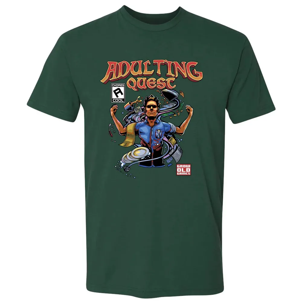 Adulting Quest Premium Unisex T-shirt - 12
