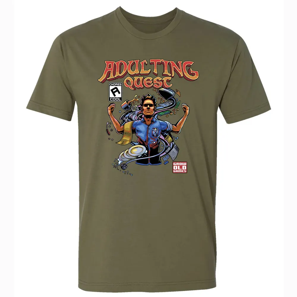 Adulting Quest Premium Unisex T-shirt - 5