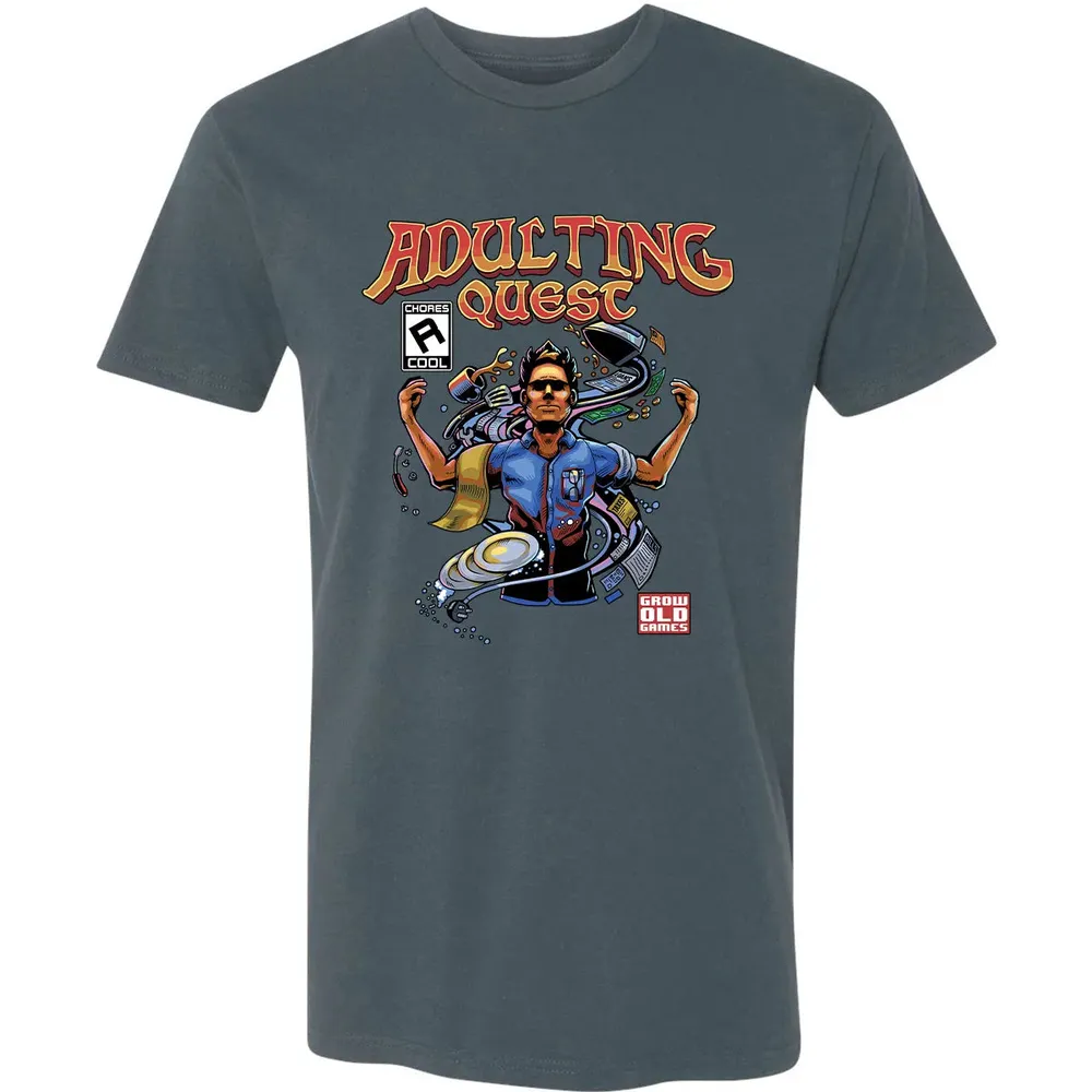 Adulting Quest Premium Unisex T-shirt - 14