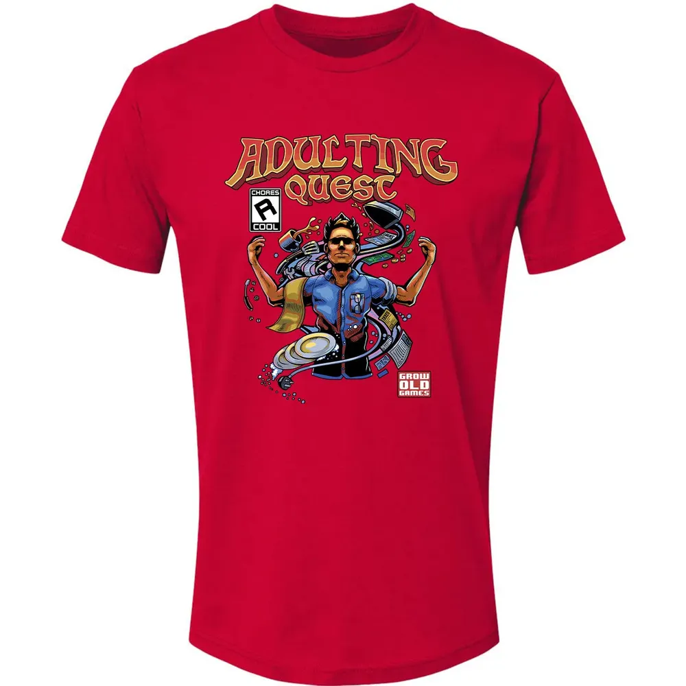 Adulting Quest Premium Unisex T-shirt - 6