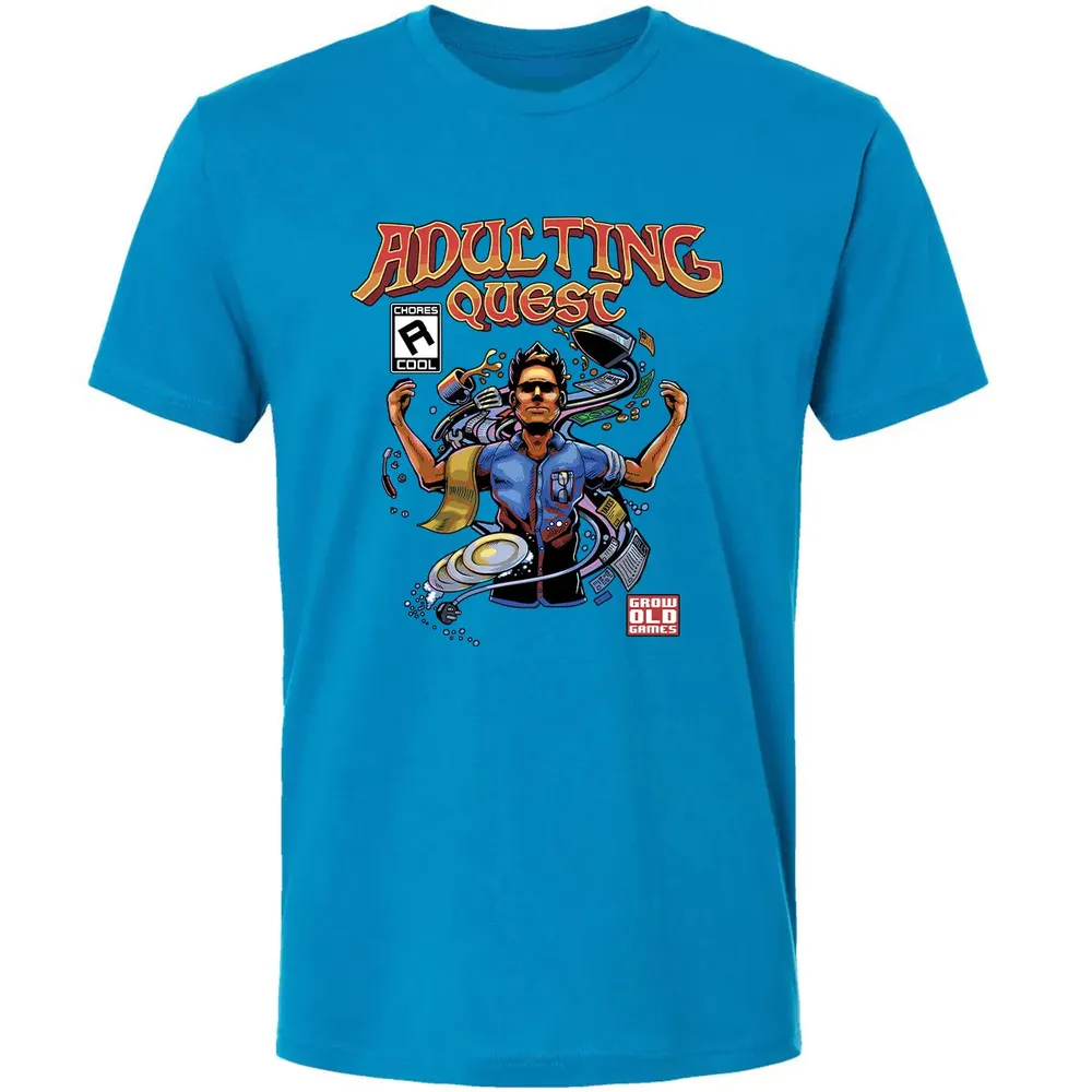Adulting Quest Premium Unisex T-shirt - 15