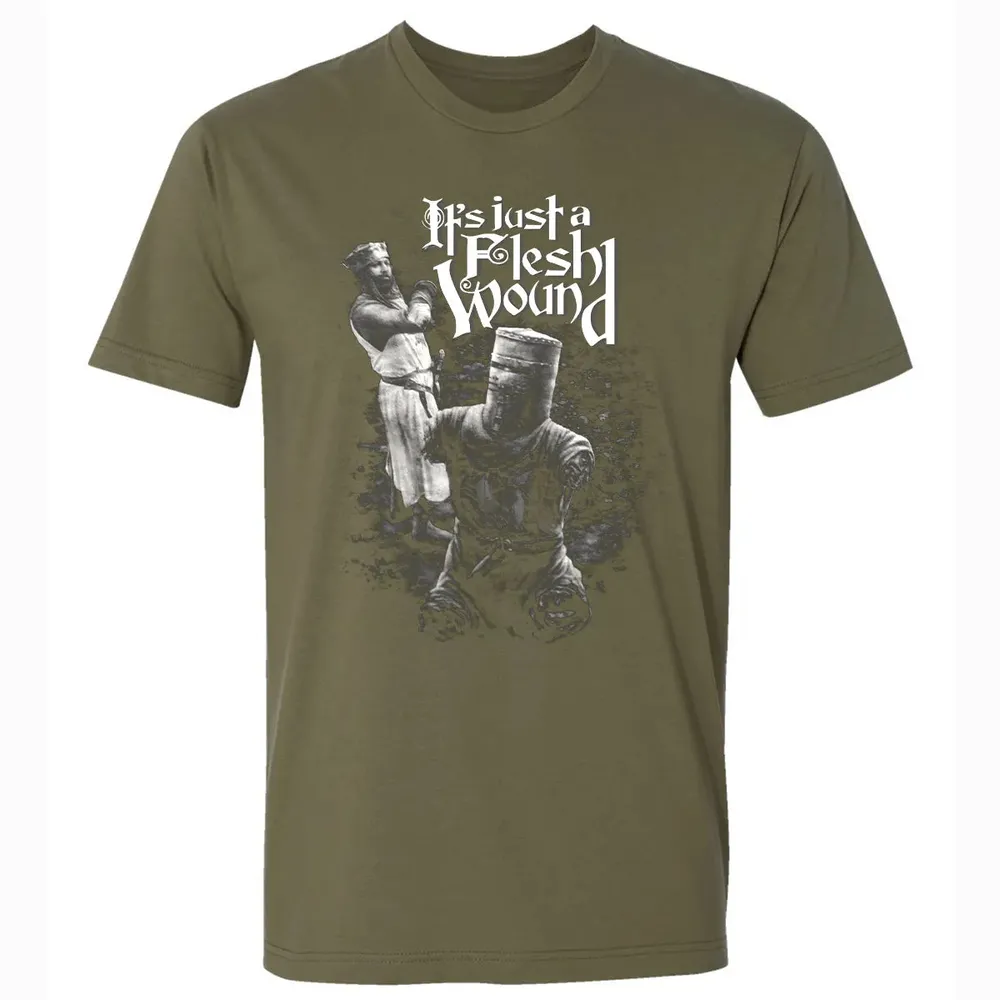 It's Just A Flesh Wound Premium Unisex T-shirt - 5